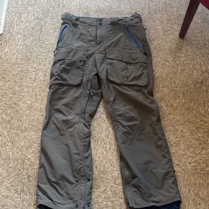 Thirtytwo gray ski pants with blue features
